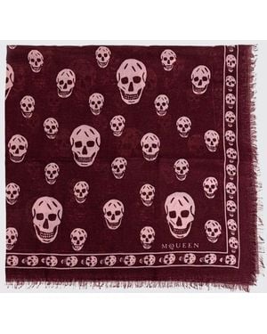 McQueen Schal Damen - Rot