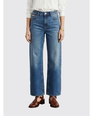 Calvin Klein 90S Straight Cotton Denim Jeans - Blue