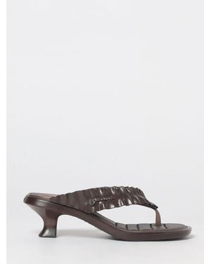 Melissa X Ganni Ruched Pvc Thong Sandals With Low Heel - Multicolour