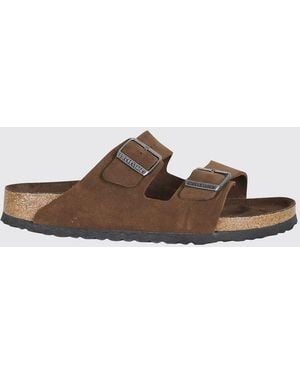 Birkenstock Arizona Suede Sandals - Brown