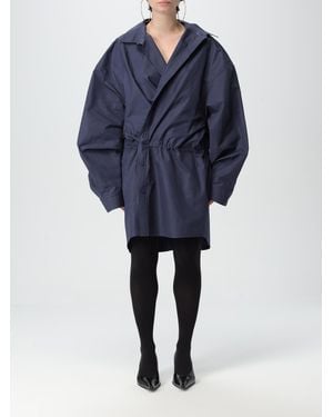 Balenciaga Mini Shirt Dress - Blue