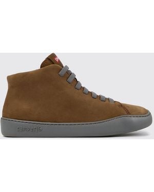 Camper Peu Touring Mid-Top Slip-On Sneakers - Brown