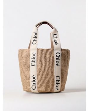 Chloé Schultertasche Damen - Natur