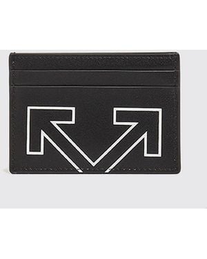 Off-White c/o Virgil Abloh Leather Card Holder With Logo - White