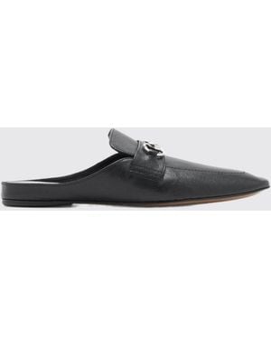 Gucci Ragazzo Leather Mules With Horsebit Detail And Square Toe - White