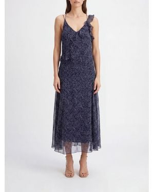 Isabel Marant Floral Viscose Dress - Blue