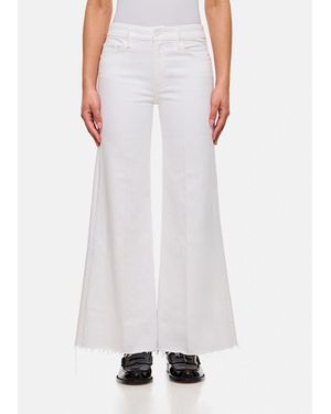 Mother Jeans A Zampa - Bianco