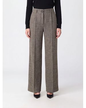 Tela High-Waisted Wide-Leg Virgin Wool Sartorial Trousers - Grey