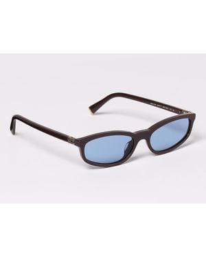 Miu Miu Sunglasses Oval Acetate Frame - White