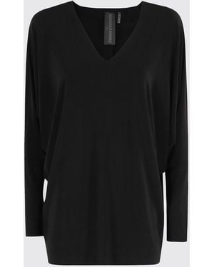 Norma Kamali Jersey Mujer - Negro