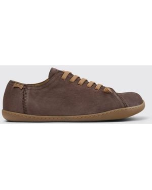Camper Peu Vegetable-Tanned Leather Trainers - Brown