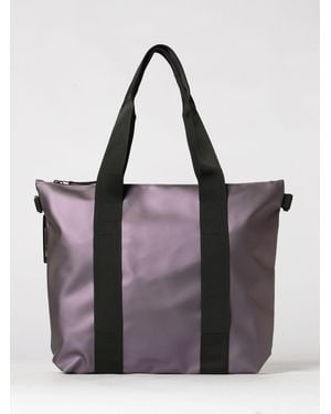 Rains Bolso Tote Impermeable De Poliéster - Morado