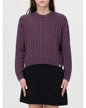 Carhartt Cotton Crewneck Jumper - Purple
