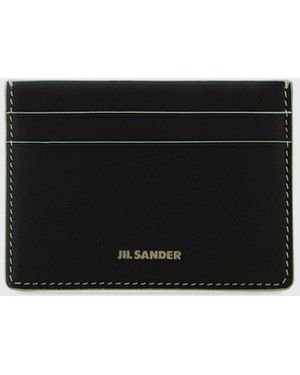 Jil Sander Leather Card Holder - White