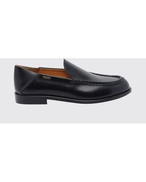 Tod's Leather Loafers - White