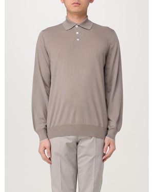 Brunello Cucinelli Polo Herren - Grau