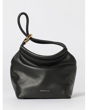Coccinelle Finn Small Leather Pouch - Black
