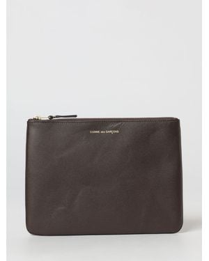 Comme des Garçons Leather Pouch - Grey