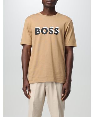 BOSS T-Shirt Con Stampa - Neutro
