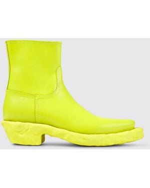 CAMPERLAB Flat Ankle Boots - Yellow
