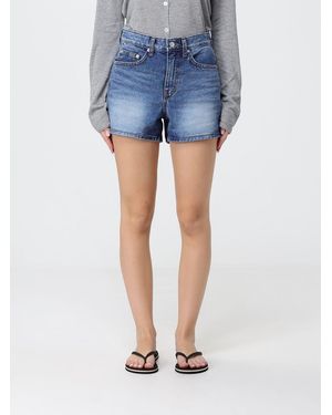DUNST Pantalones Cortos Mujer - Azul