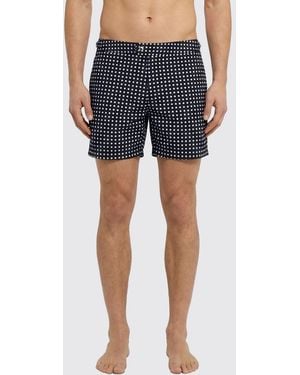 Tom Ford Polyester Polka Dot Swimsuit - Blue