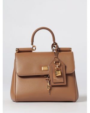 Dolce & Gabbana Dolce &Amp Gabbana My Sicily Plongé Leather Bag - Brown