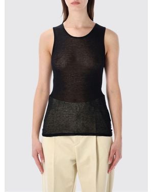 Soeur Basic Cotton Tank Top - Black