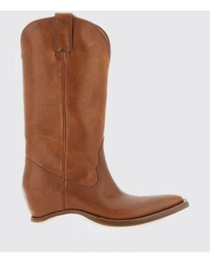Maison Margiela Chic Leather Boots - Brown