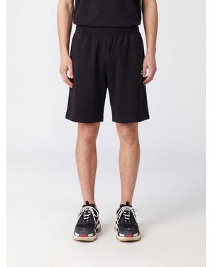 Balenciaga Slim Fit Jogging Shorts - Black