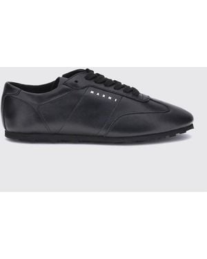 スニーカー MARNI Women Sneakers SNZW003020P722600N62 GREY Grey leather Pablo lace-up sneaker | Marni