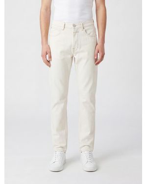 Closed Cooper Straight Fit Five-Pocket Stretch Cotton Denim Jeans - White