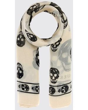 McQueen Sciarpa Donna - Bianco