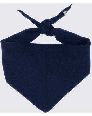 Extreme Cashmere Bandana Aus Reinem Kaschmir Mit Bindebändern - Blau