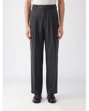 Studio Nicholson Line Wide-Leg Tailored Pants - Black