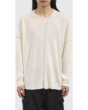 Isabel Benenato Linen Pullover - White