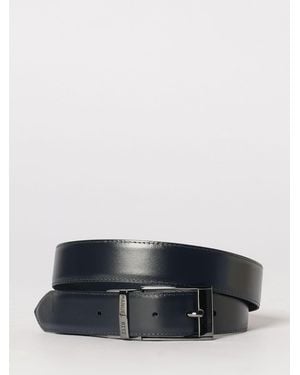 Manuel Ritz Reversible Leather Belt - Blue