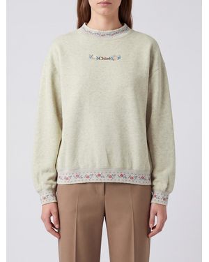 Chloé ChloÉ Sweatshirt Damen - Natur