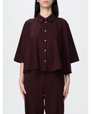 Alysi Virgin Wool Casual Shirt - Red