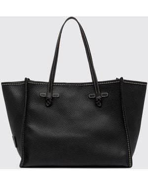 Gianni Chiarini Schultertasche Marcella Aus Gehämmertem Leder - Schwarz