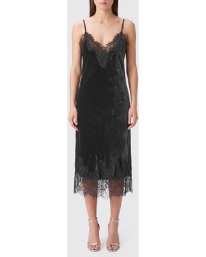 Gold Hawk Dress - Black