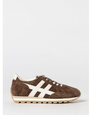 Hogan 86Er Suede Trainers - Brown