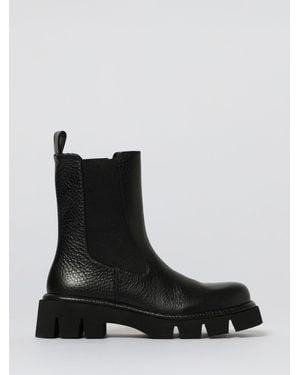 Paloma Barceló Flat Ankle Boots - Black