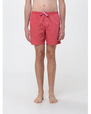 Blauer Nylon Swimsuit With Drawstring - Red