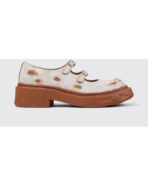 CAMPERLAB Vamonos Cracked Leather Loafer - Pink