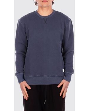 Fay Cotton Crew Neck Sweatshirt - Blue