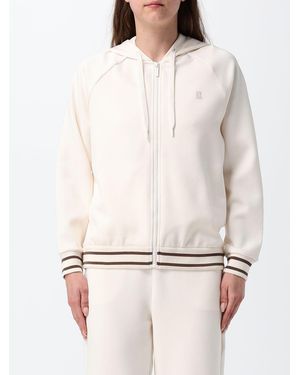 Emporio Armani Relaxed Fit Jersey Zipped Hoodie - White