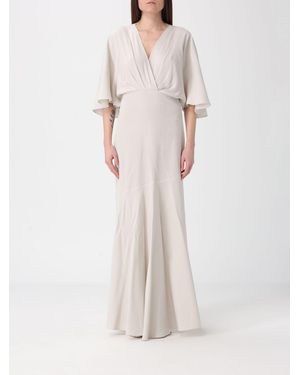 Agnona Silk Blend Dress - Gray