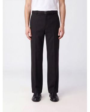 Dries Van Noten Wide-Leg Wool Tailored Pants With Pleats - Blue