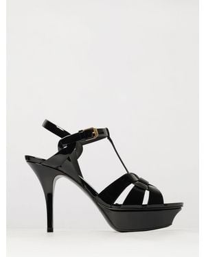 Saint Laurent Heeled Sandal - Black